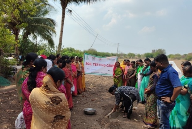Training on Soil Health Management at Pokharapur on 23.04.24